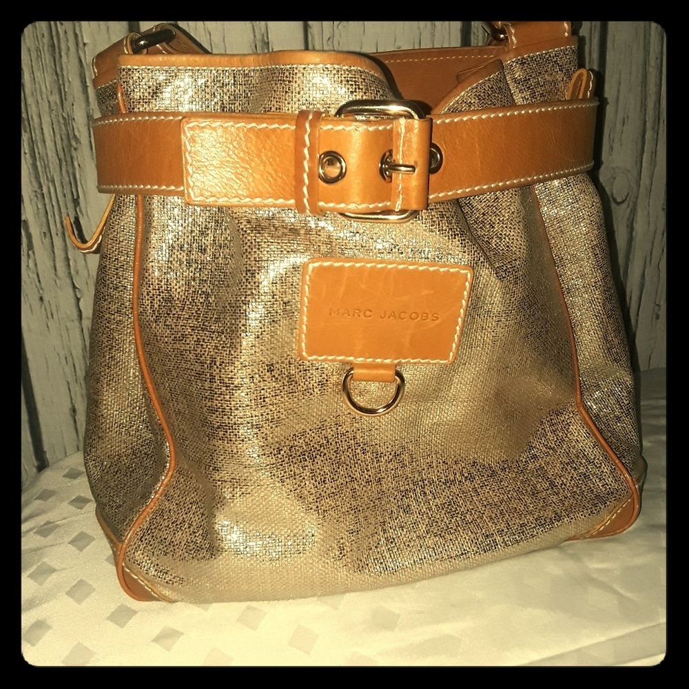 Marc Jacob's Sparkly Gold Handbag Made in Italy